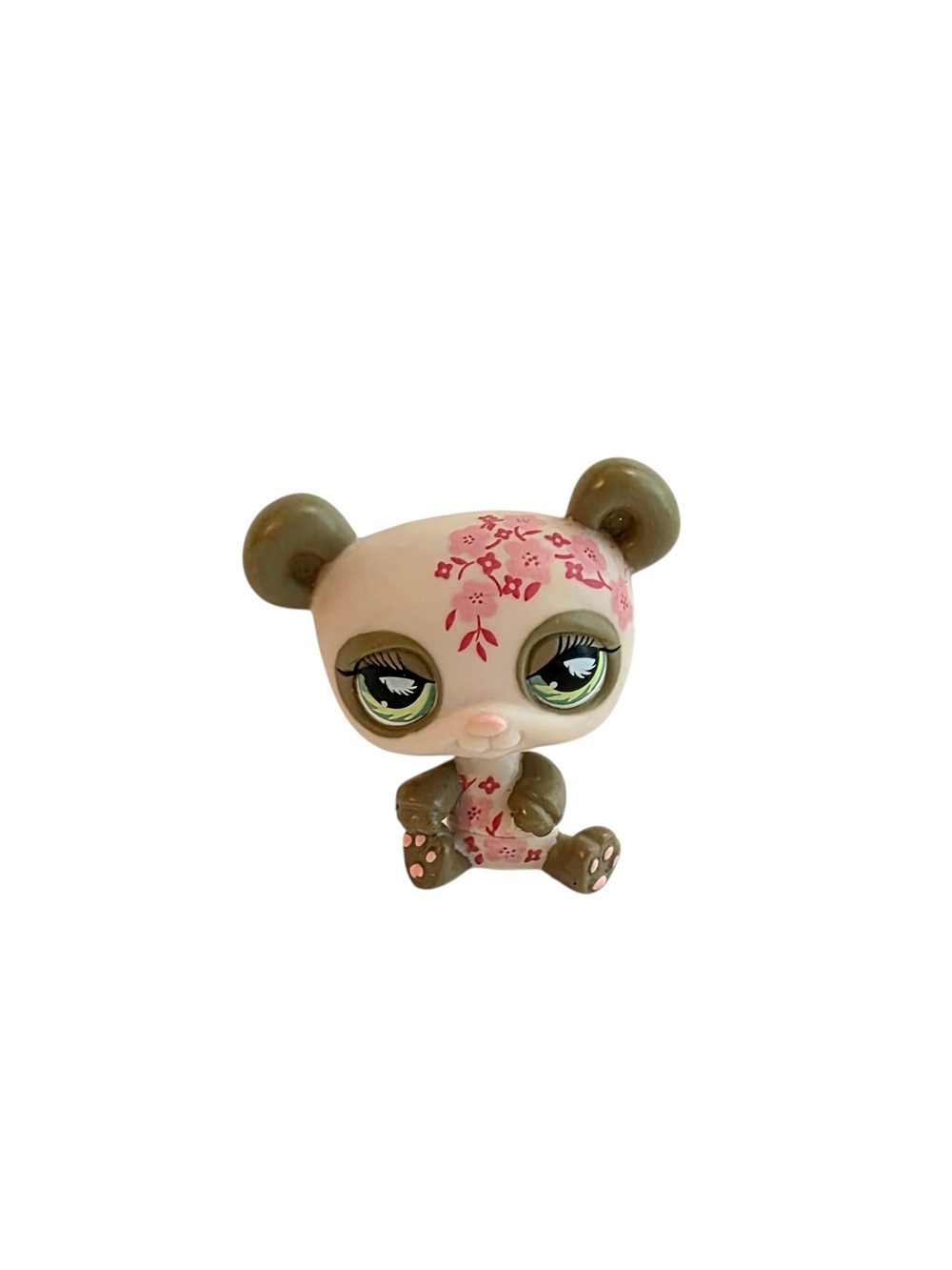 Littlest Pet Shop LPS #904 Panda Post Card Pets 2009 Cherry Blossoms Hasbro Toys